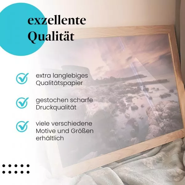 Burgruine am Meer | Postereck 2576 Burgruine am Meer | Postereck 2576