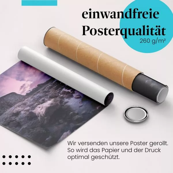 Burgruine am Meer | Postereck 2576 Burgruine am Meer | Postereck 2576