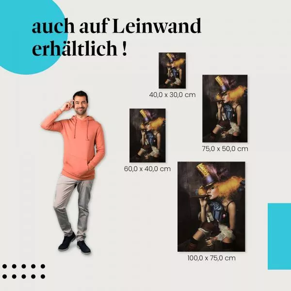 Melancholischer Clown: Bunt & Düster | Postereck 0444 Melancholischer Clown: Bunt & Düster | Postereck 0444