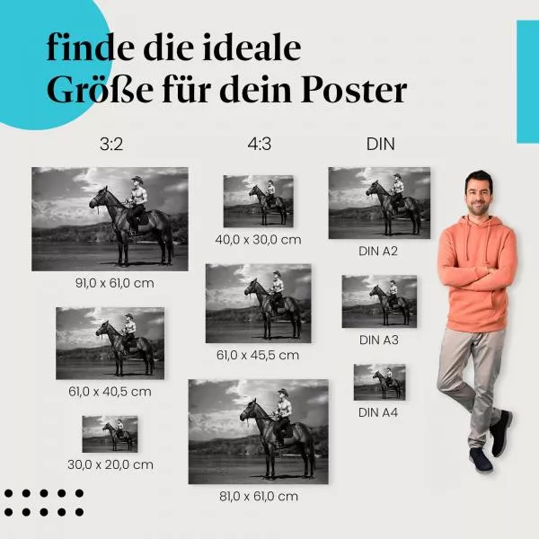 Cowboy: Reiten am Strand | Postereck 1694 Cowboy: Reiten am Strand | Postereck 1694
