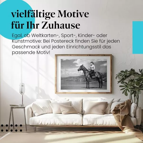 Cowboy: Reiten am Strand | Postereck 1694 Cowboy: Reiten am Strand | Postereck 1694