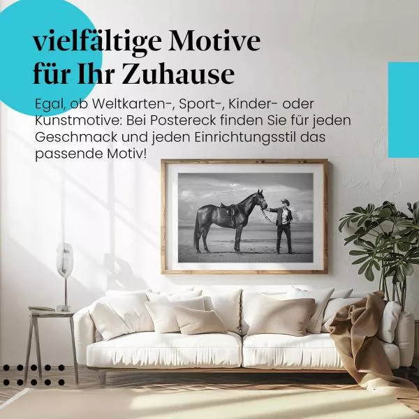 Cowboy am Strand | Postereck 1693 Cowboy am Strand | Postereck 1693
