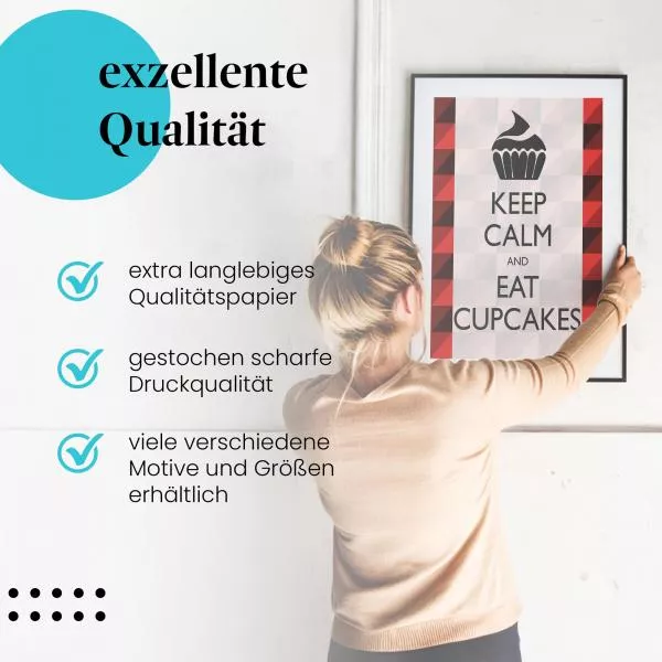 Cupcake-Liebe: Keep Calm &… | Postereck 1200 Cupcake-Liebe: Keep Calm &… | Postereck 1200