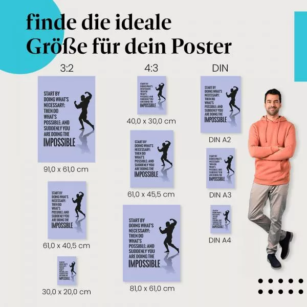 Das Unmögliche möglich machen | Postereck 1616 Das Unmögliche möglich machen | Postereck 1616