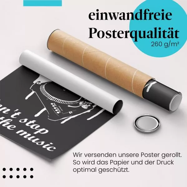 Don't Stop The Music | Postereck 1772 Don't Stop The Music | Postereck 1772