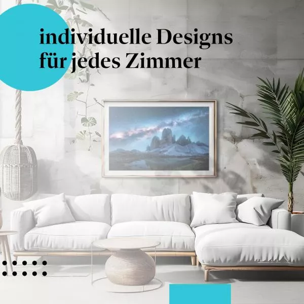 Milchstraße über Dolomiten | Postereck 3229 Milchstraße über Dolomiten | Postereck 3229