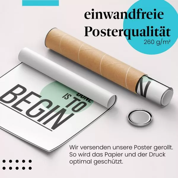 Einfach anfangen: Der Weg zum Ziel | Postereck 1596 Einfach anfangen: Der Weg zum Ziel | Postereck 1596