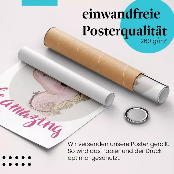 Einhorn "Be Amazing" | Postereck 3965 Einhorn "Be Amazing" | Postereck 3965