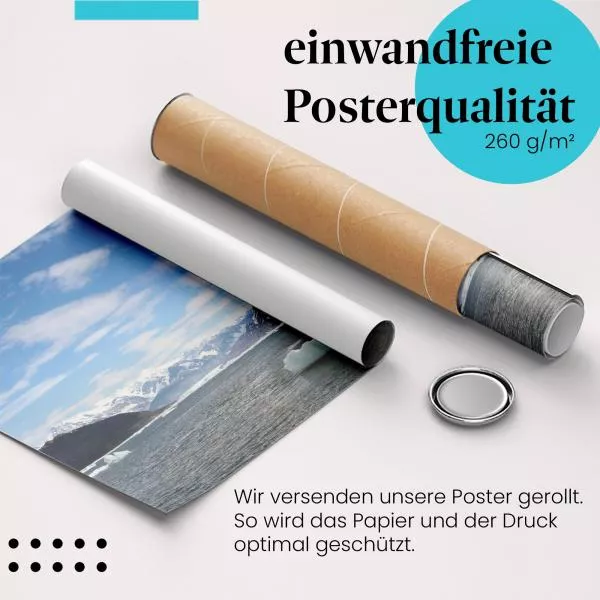 Einsamer Eisbär: Klimawandel & Arktis | Postereck 0207 Einsamer Eisbär: Klimawandel & Arktis | Postereck 0207