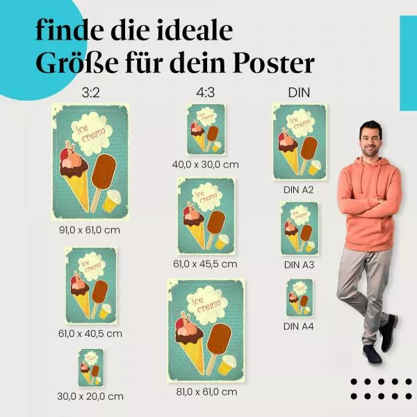 Sommergenuss: Eiscreme… | Postereck 1079 Sommergenuss: Eiscreme… | Postereck 1079