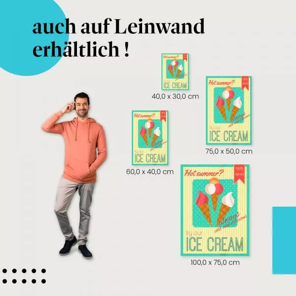 Erfrischende Eiscreme: Der… | Postereck 1085 Erfrischende Eiscreme: Der… | Postereck 1085
