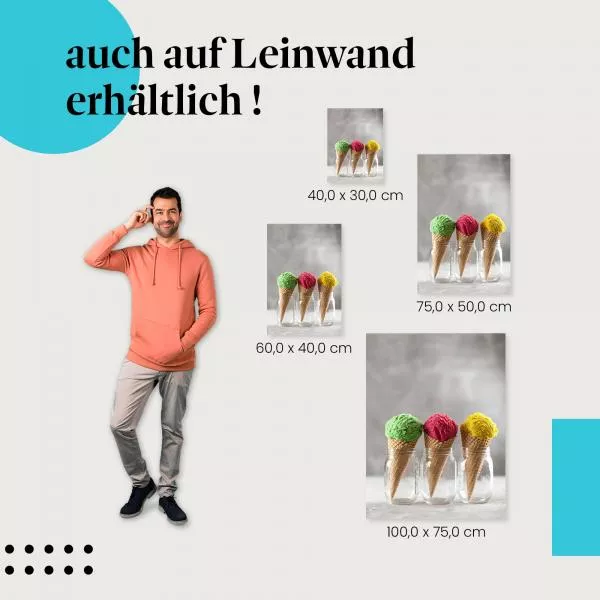 Drei Eiswaffeln | Postereck 1221 Drei Eiswaffeln | Postereck 1221