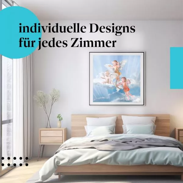 Drei Engel im Himmel: Himmlische Freude | Postereck 0096 Drei Engel im Himmel: Himmlische Freude | Postereck 0096