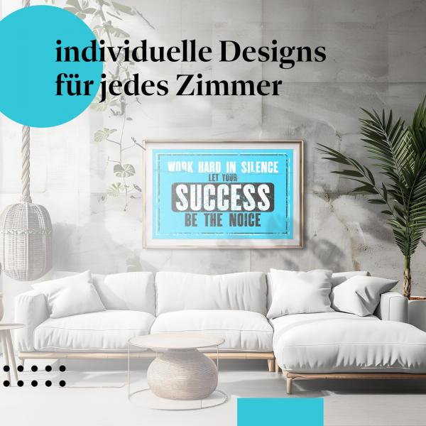 Schlafzimmer Deko: Erfolg mit "Motivation" Poster