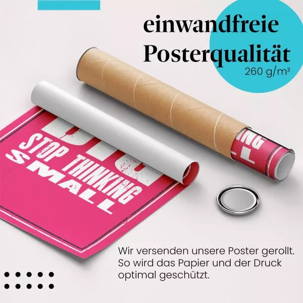 Groß denken: Erfolg durch… | Postereck 1186 Groß denken: Erfolg durch… | Postereck 1186