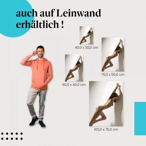 Titel: Sinnliches Aktbild: Frau mit Blick | Postereck 0040 Titel: Sinnliches Aktbild: Frau mit Blick | Postereck 0040