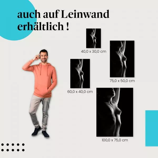 Schwarz-Weiß-Bild der Eleganz | Postereck 2719 Schwarz-Weiß-Bild der Eleganz | Postereck 2719