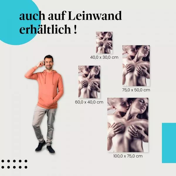 Zärtliche Umarmung zweier Frauen | Postereck 3010 Zärtliche Umarmung zweier Frauen | Postereck 3010