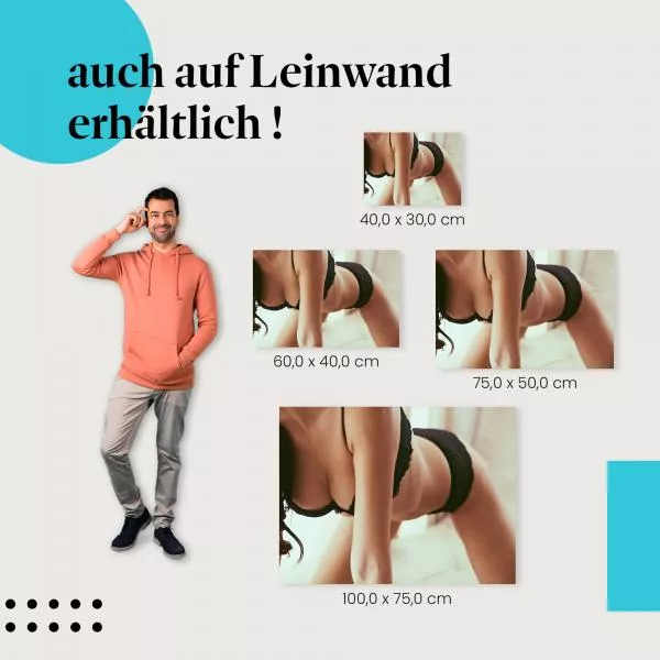 Sinnliche Pose im Bett | Postereck 3713 Sinnliche Pose im Bett | Postereck 3713