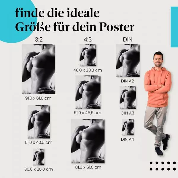 Sinnliche Erotik: Frau & Getreidefeld | Postereck 0500 Sinnliche Erotik: Frau & Getreidefeld | Postereck 0500