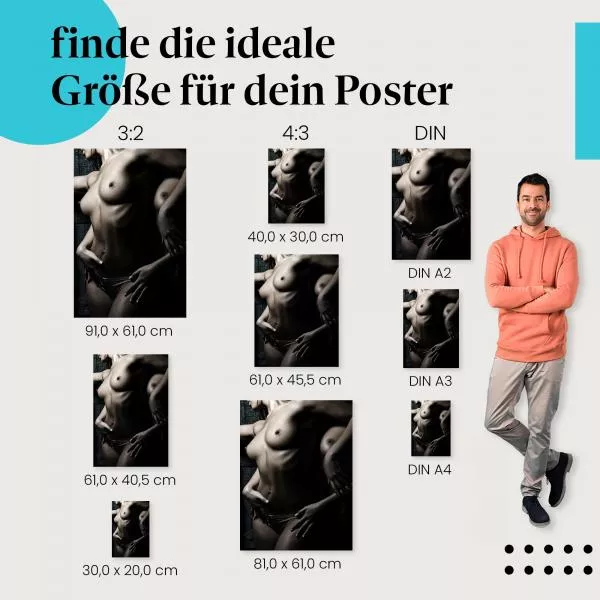 Sinnliche Berührung: Zwei Frauen & Wasser | Postereck 0561 Sinnliche Berührung: Zwei Frauen & Wasser | Postereck 0561
