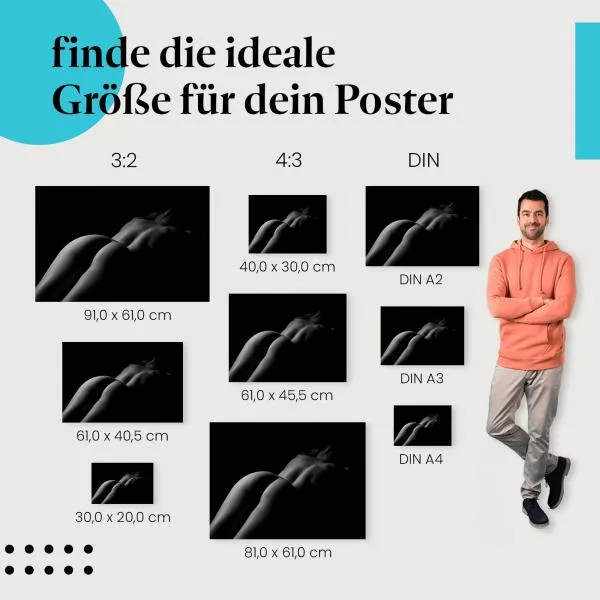 Anmutige liegende Frau | Postereck 2804 Anmutige liegende Frau | Postereck 2804