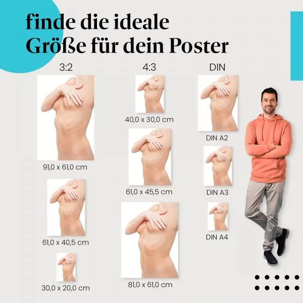 Elegantes Erotikbild vor weißem Hintergrund | Postereck 2818 Elegantes Erotikbild vor weißem Hintergrund | Postereck 2818