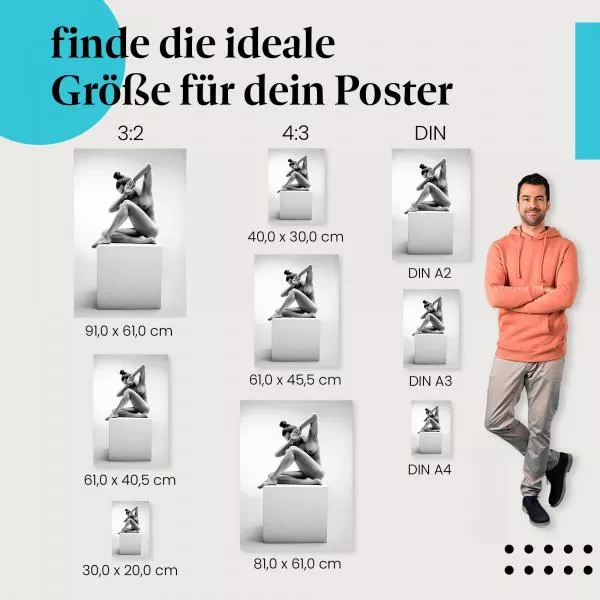 Geheimnisvolle Pose einer Frau | Postereck 3089 Geheimnisvolle Pose einer Frau | Postereck 3089