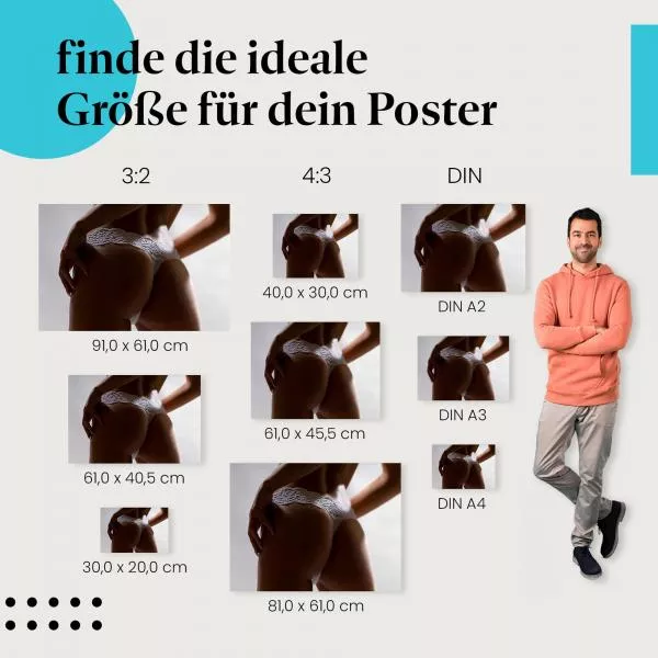 Junge Frau in Spitzenunterwäsche | Postereck 3412 Junge Frau in Spitzenunterwäsche | Postereck 3412