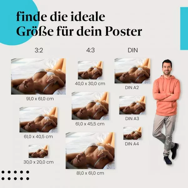 Zarte Berührung mit sinnlicher Ausstrahlung | Postereck 3757 Zarte Berührung mit sinnlicher Ausstrahlung | Postereck 3757