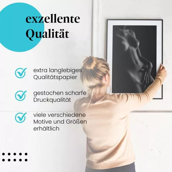 Kunstvolles Schwarz-Weiß-Erotikbild | Postereck 2704 Kunstvolles Schwarz-Weiß-Erotikbild | Postereck 2704