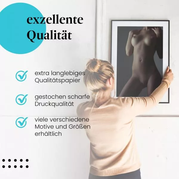 Elegantes Erotikbild mit Körpermitte | Postereck 2714 Elegantes Erotikbild mit Körpermitte | Postereck 2714