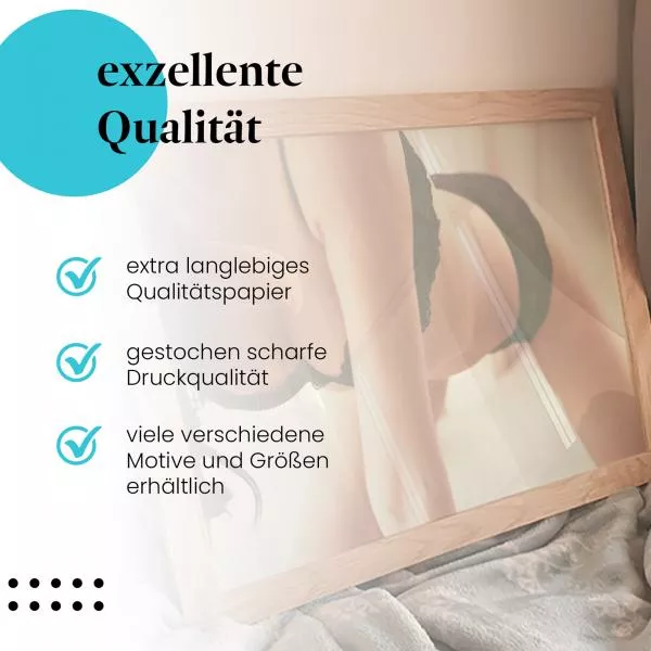 Sinnliche Pose im Bett | Postereck 3713 Sinnliche Pose im Bett | Postereck 3713