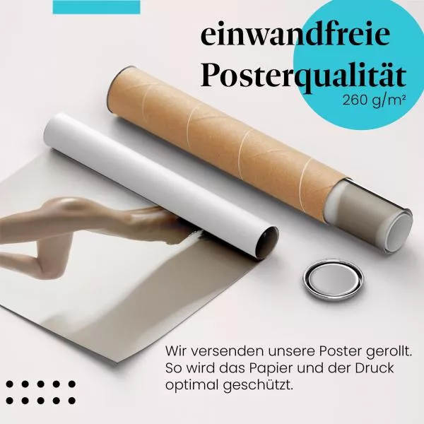 Titel: Sinnliches Aktbild: Frau mit Blick | Postereck 0040 Titel: Sinnliches Aktbild: Frau mit Blick | Postereck 0040