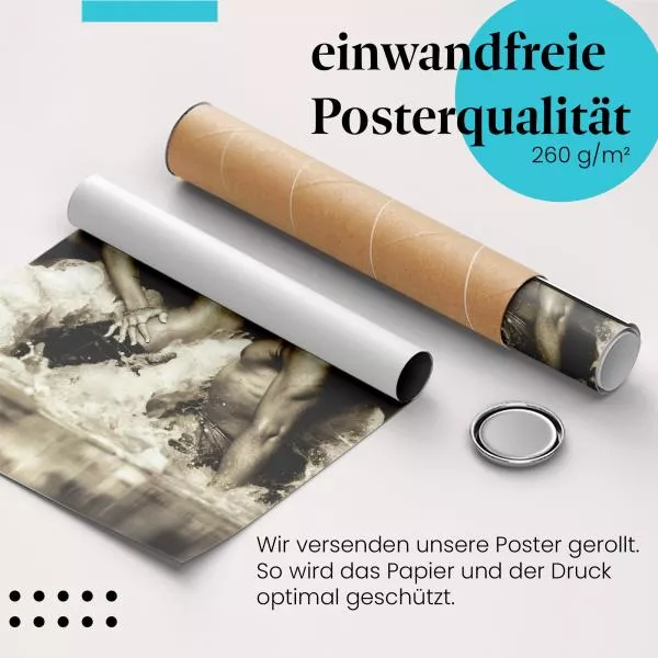 Intime Zweisamkeit: Paar am Meer | Postereck 0424 Intime Zweisamkeit: Paar am Meer | Postereck 0424