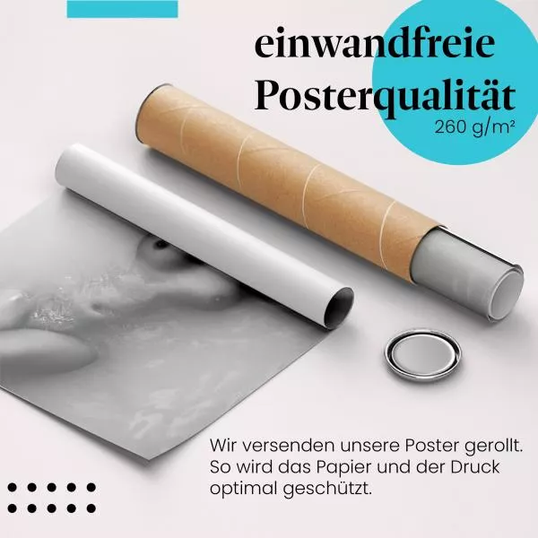 Entspannte Schönheit: Frau im Wasser | Postereck 0501 Entspannte Schönheit: Frau im Wasser | Postereck 0501