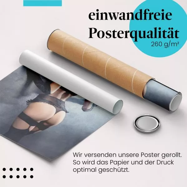 Junge Frau in Dessous | Postereck 1295 Junge Frau in Dessous | Postereck 1295
