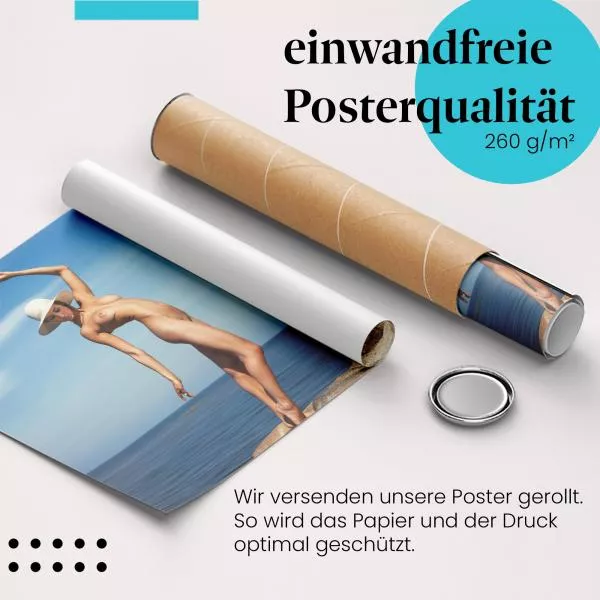 Ästhetisches Aktfoto am Strand | Postereck 2489 Ästhetisches Aktfoto am Strand | Postereck 2489