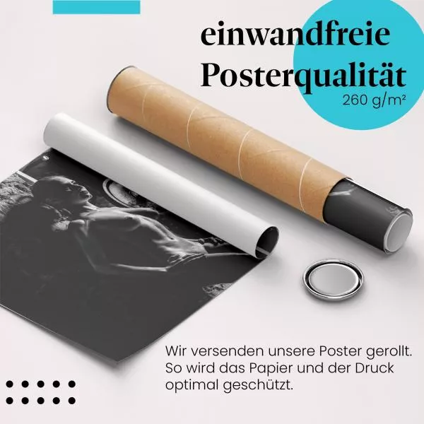 Ausdrucksstarke Aufnahme im Fitnessstudio | Postereck 2939 Ausdrucksstarke Aufnahme im Fitnessstudio | Postereck 2939