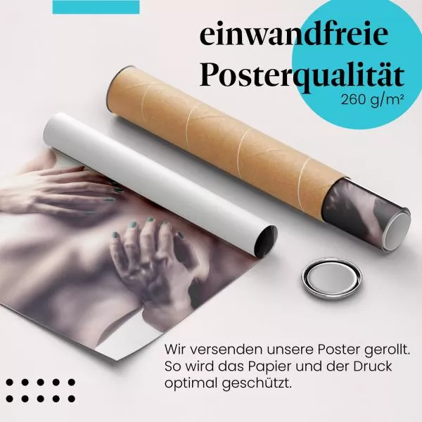 Zärtliche Umarmung zweier Frauen | Postereck 3010 Zärtliche Umarmung zweier Frauen | Postereck 3010