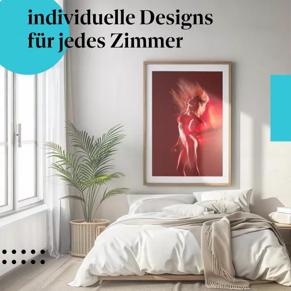 Junge Frau im roten Bikini | Dynamischer Moment 1343 Junge Frau im roten Bikini | Dynamischer Moment 1343