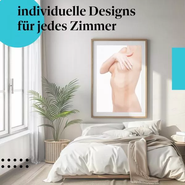 Elegantes Erotikbild vor weißem Hintergrund | Postereck 2818 Elegantes Erotikbild vor weißem Hintergrund | Postereck 2818