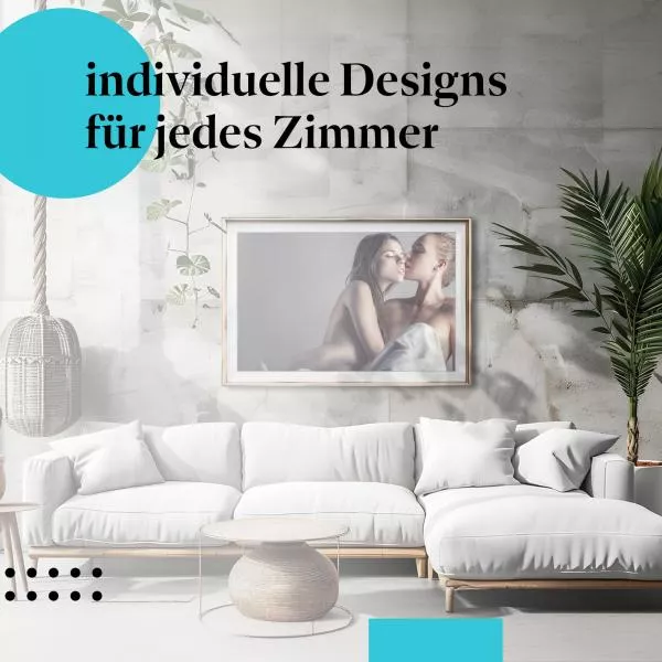 Zärtlicher Kuss zwischen Frauen | Postereck 3047 Zärtlicher Kuss zwischen Frauen | Postereck 3047