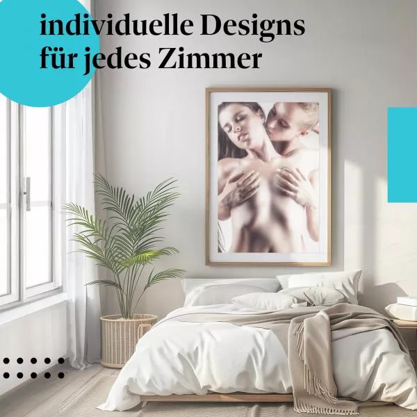 Zwei Frauen in innigem Moment | Postereck 3052 Zwei Frauen in innigem Moment | Postereck 3052