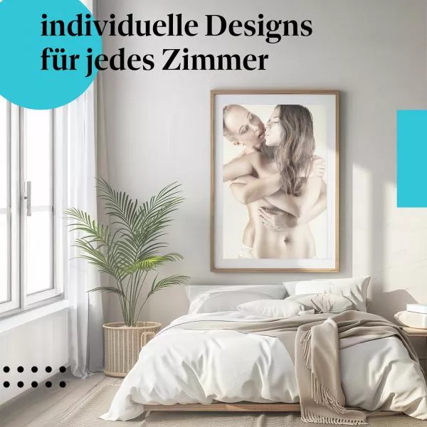 Innige Verbindung zwischen Frauen | Postereck 3053 Innige Verbindung zwischen Frauen | Postereck 3053