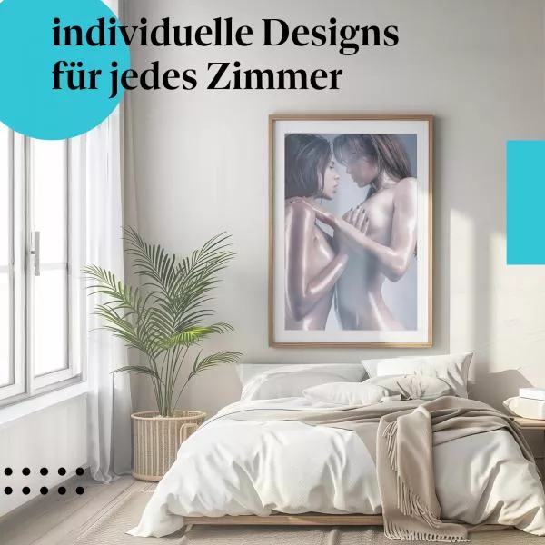 Zwei Frauen in erotischer Spannung | Postereck 3098 Zwei Frauen in erotischer Spannung | Postereck 3098