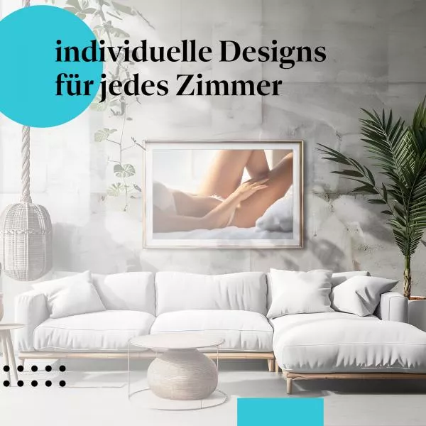 Sanfte Anmut in weißer Unterwäsche | Postereck 3753 Sanfte Anmut in weißer Unterwäsche | Postereck 3753