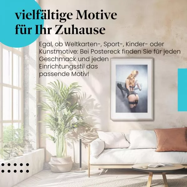 Junge Frau in Dessous | Postereck 1295 Junge Frau in Dessous | Postereck 1295