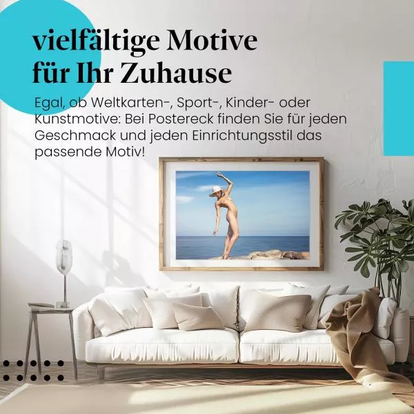 Ästhetisches Aktfoto am Strand | Postereck 2489 Ästhetisches Aktfoto am Strand | Postereck 2489