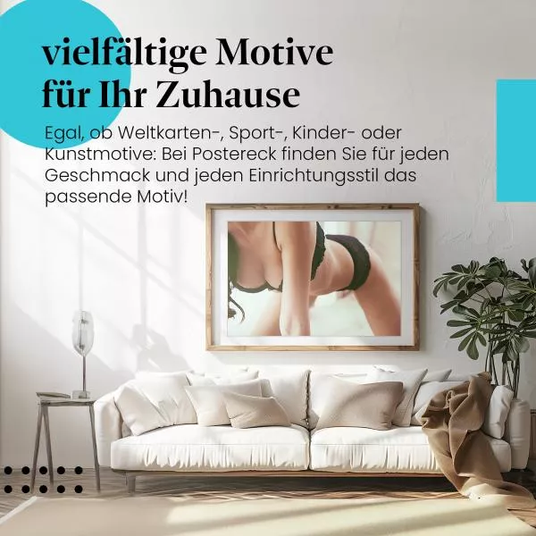 Sinnliche Pose im Bett | Postereck 3713 Sinnliche Pose im Bett | Postereck 3713